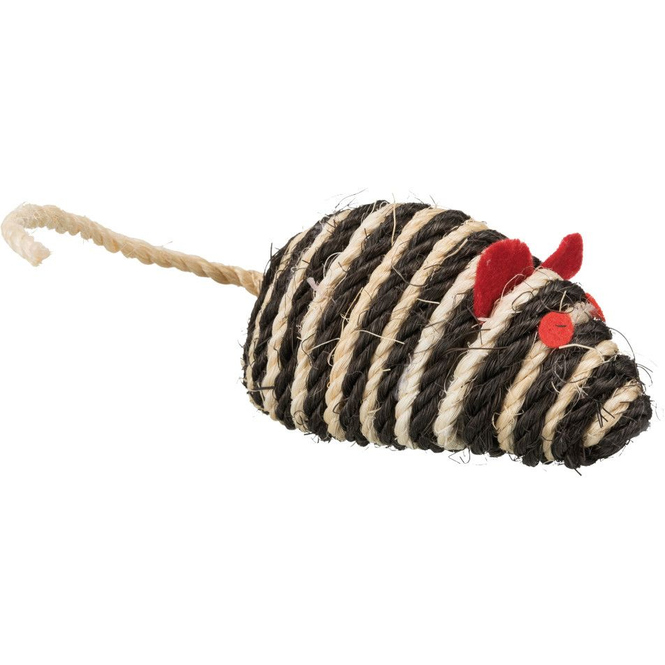 Jollypaw - Katzenspielzeug - Sisalmaus mit Glöckchen - 1 Stück