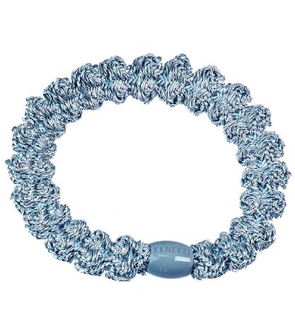 Kknekki Haargummi - Hellblau Glitzer m. Lace
