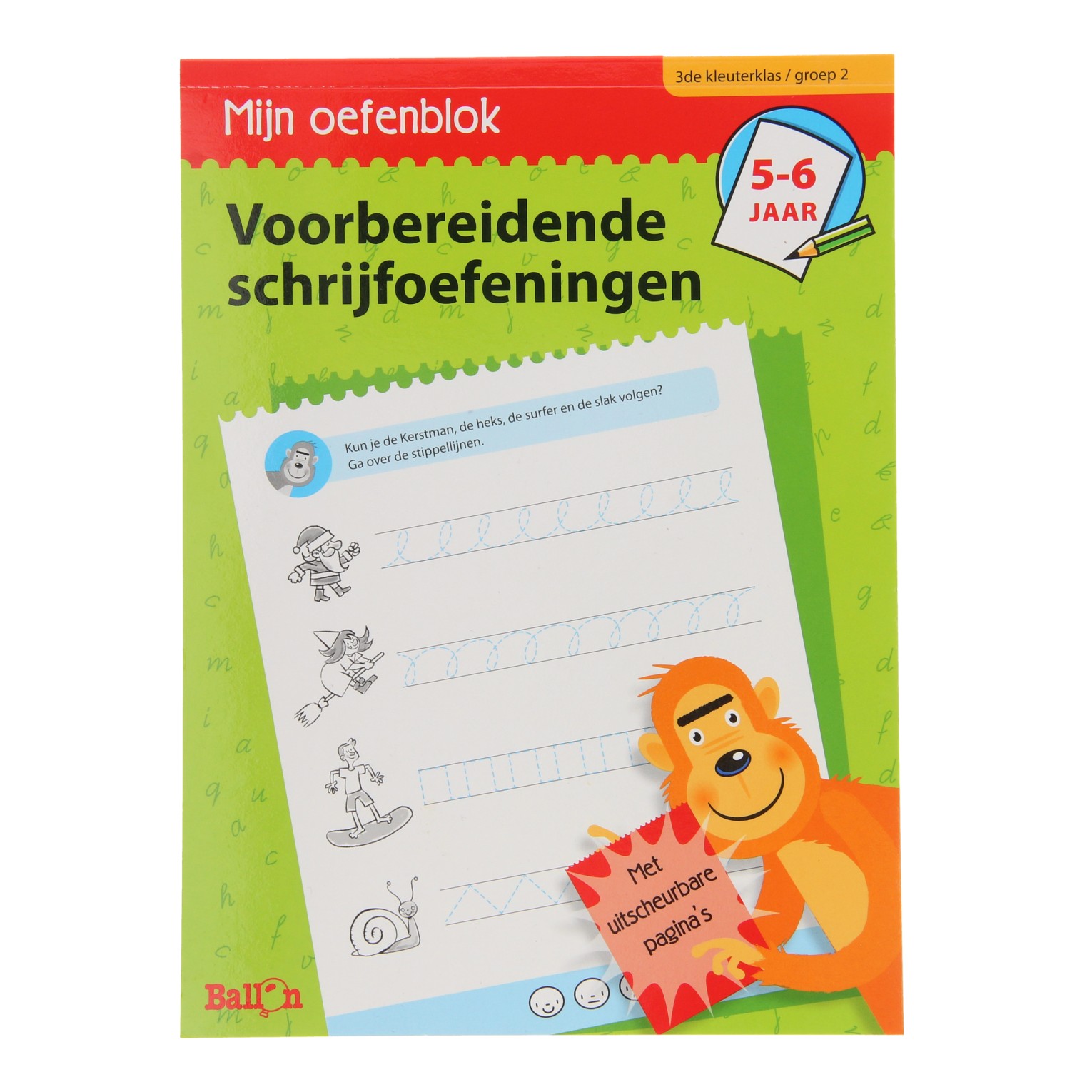 Mijn Oefenblok - Voorbereidende Schrijfoefeningen (5-6 jaar)