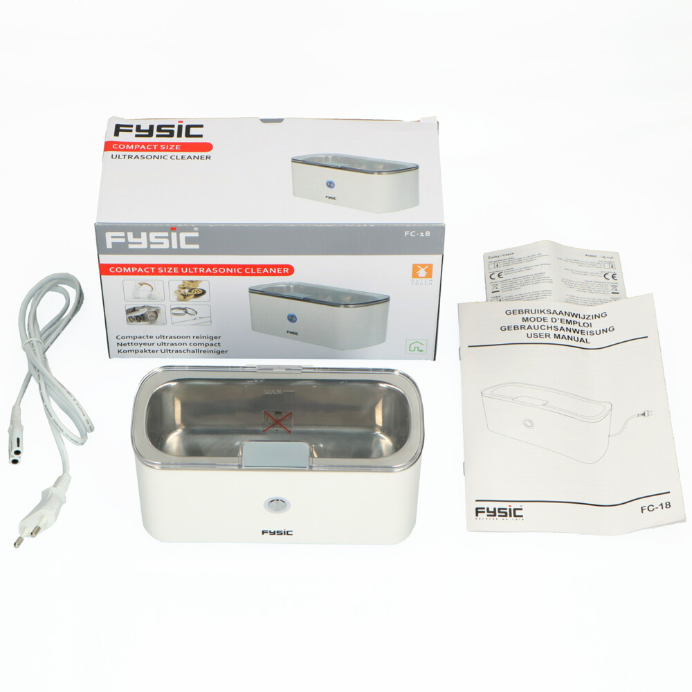 Fysic Compacte Ultrasoon Reiniger FC-18