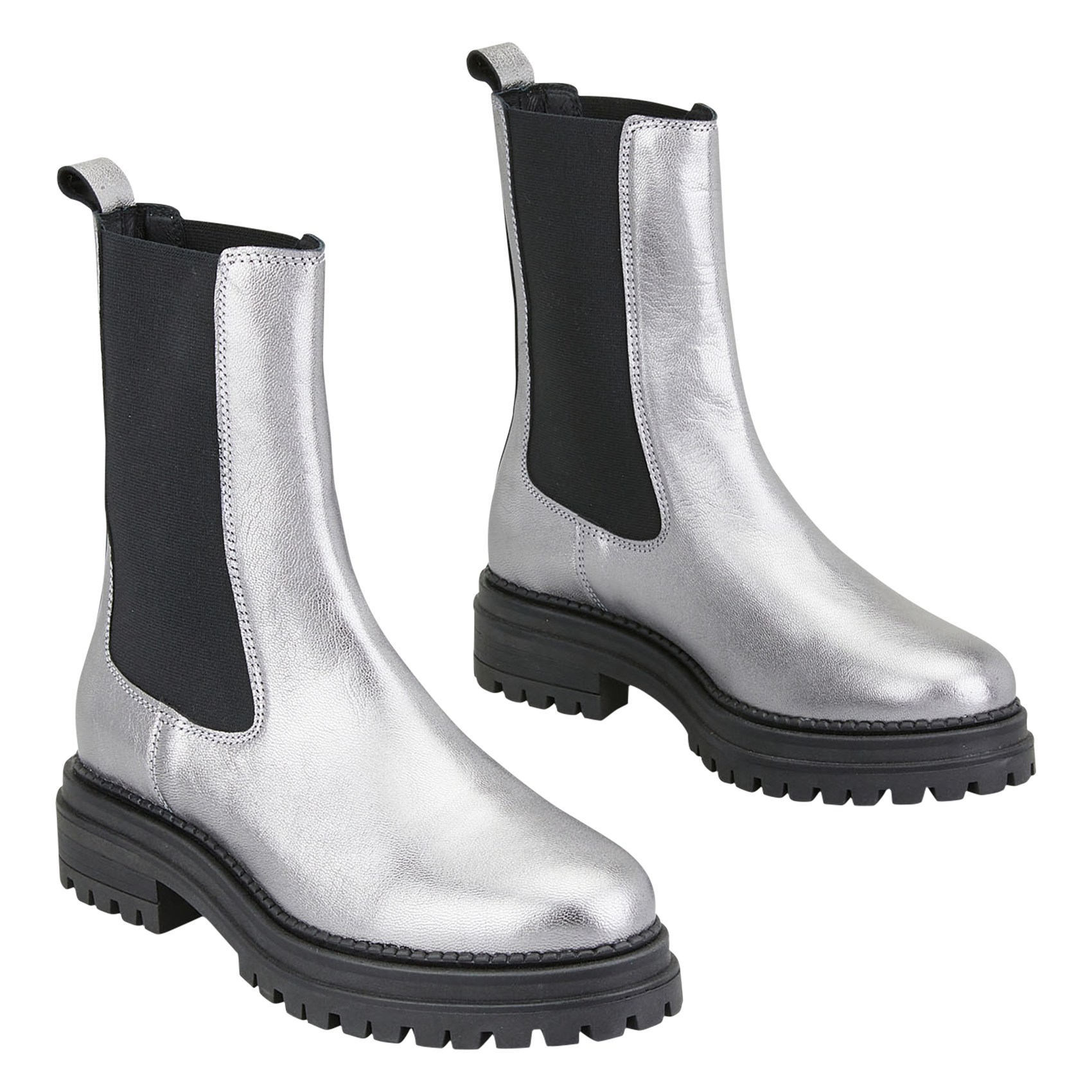 FELICI - Bottines en cuir | Gris