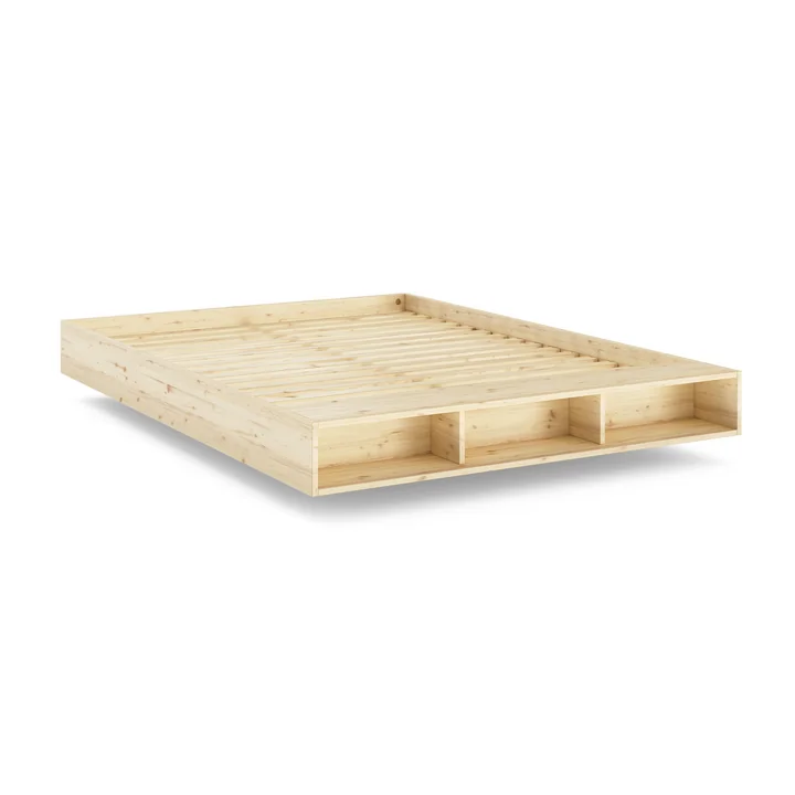 Karup Design - Merge Bett, 160 x 200 cm, Kiefer natur