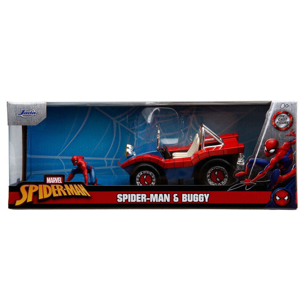 Marvel Spider-Man Buggy-Fahrzeug im Maßstab 1:24 mit Figur