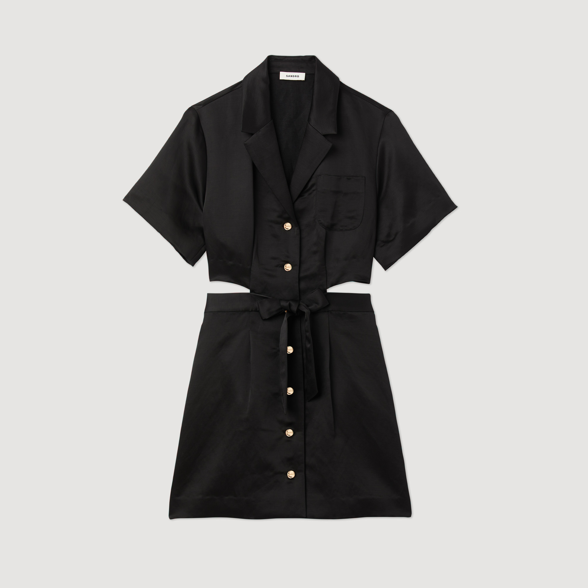 Robe courte ajouree
