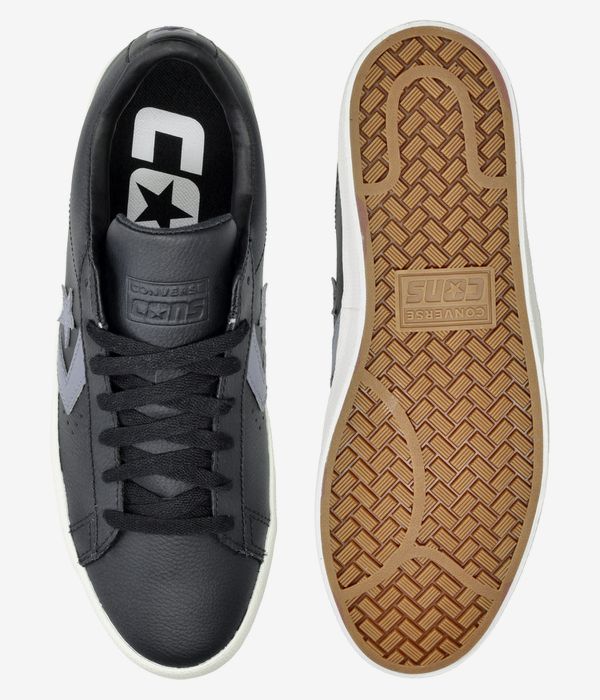 Converse CONS Leather PL Vulc Pro Schuh (black lunar grey egret)