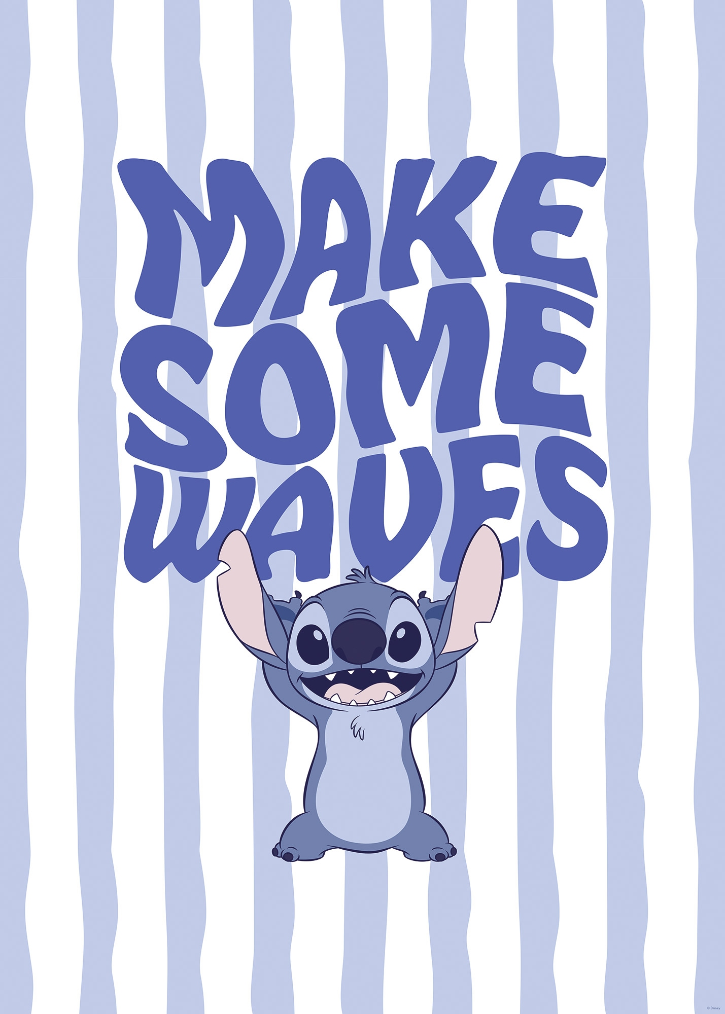 Komar Wandbild »Disney Lilo and Stitch Make Some Waves« Disney Set, 1 Stk. tlg. 50 x 70 cm (Breite x Höhe) - Kinderzimmer, Dekoration