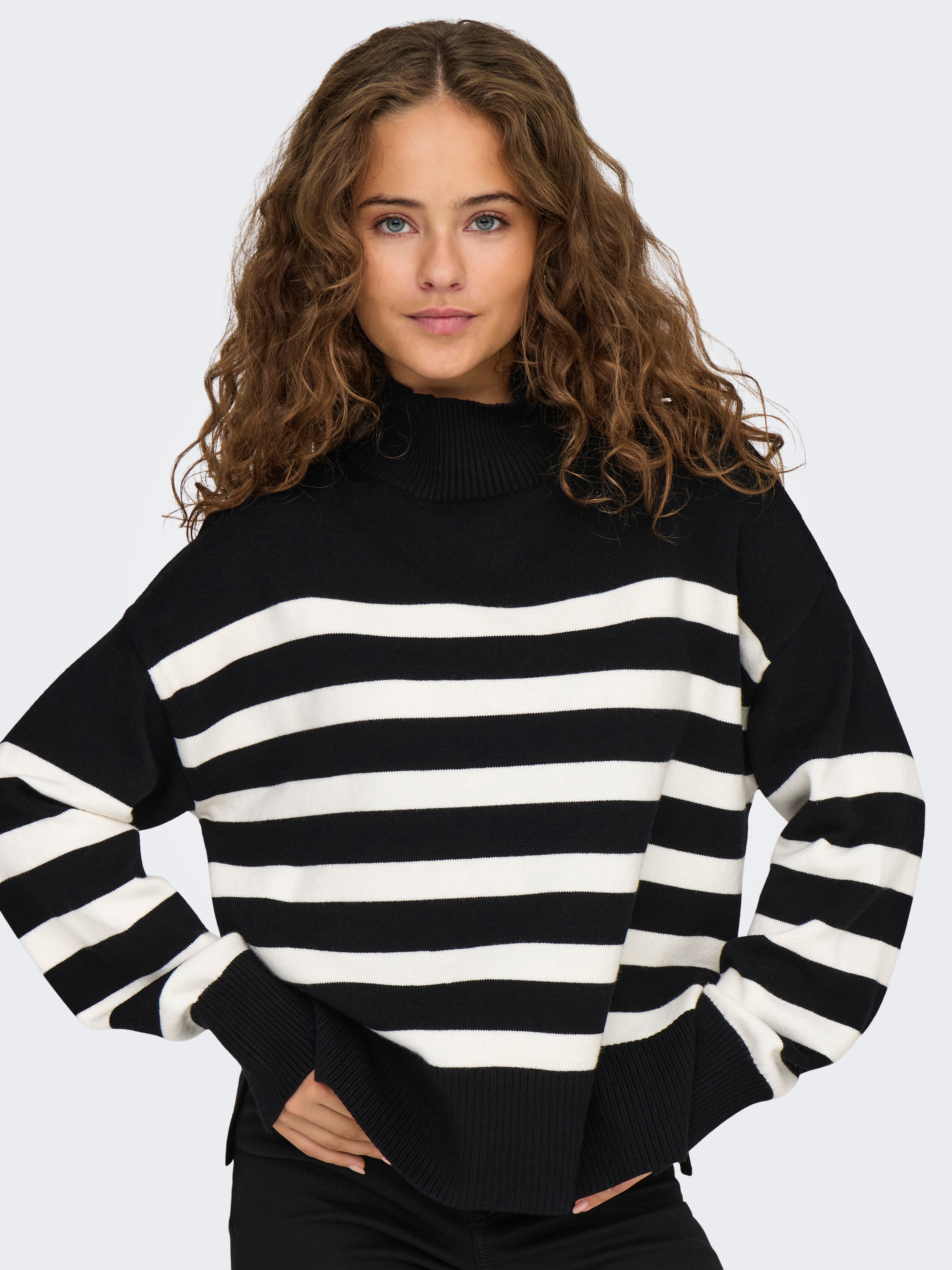 ONLBARIA Strickpullover Black
