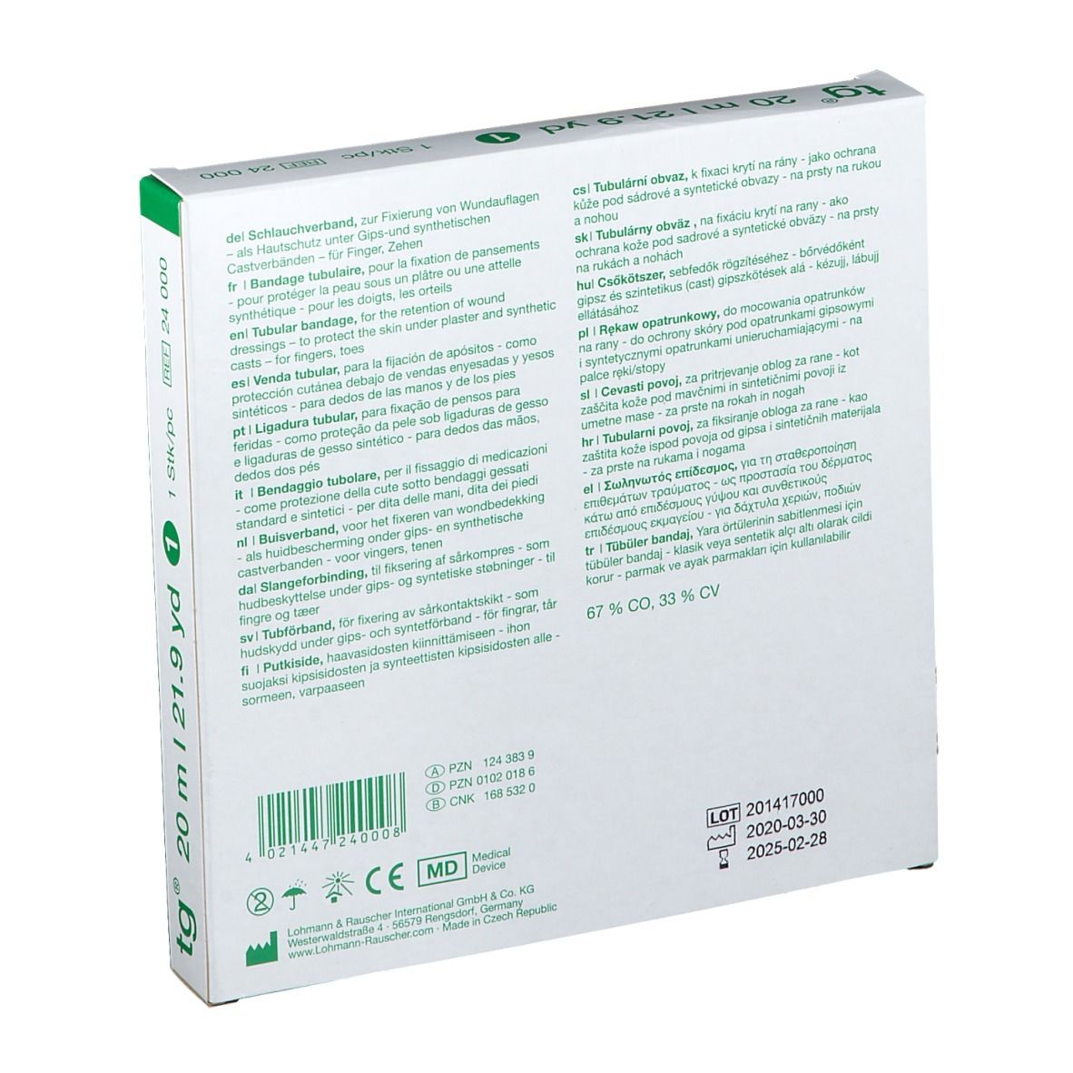 tg® Schlauchverband Gr. 1 20 m
