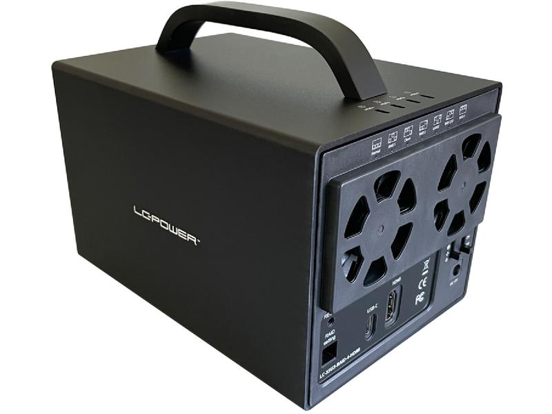 LC-Power Externes Gehäuse LC-35U3-RAID-4-HDMI 3.5