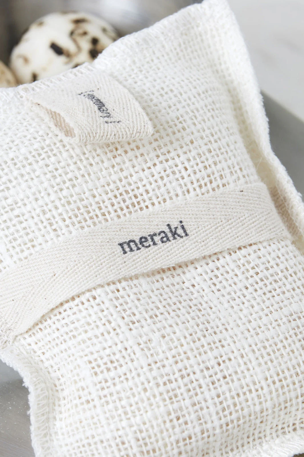 Meraki Bath mitt, Rosemary
