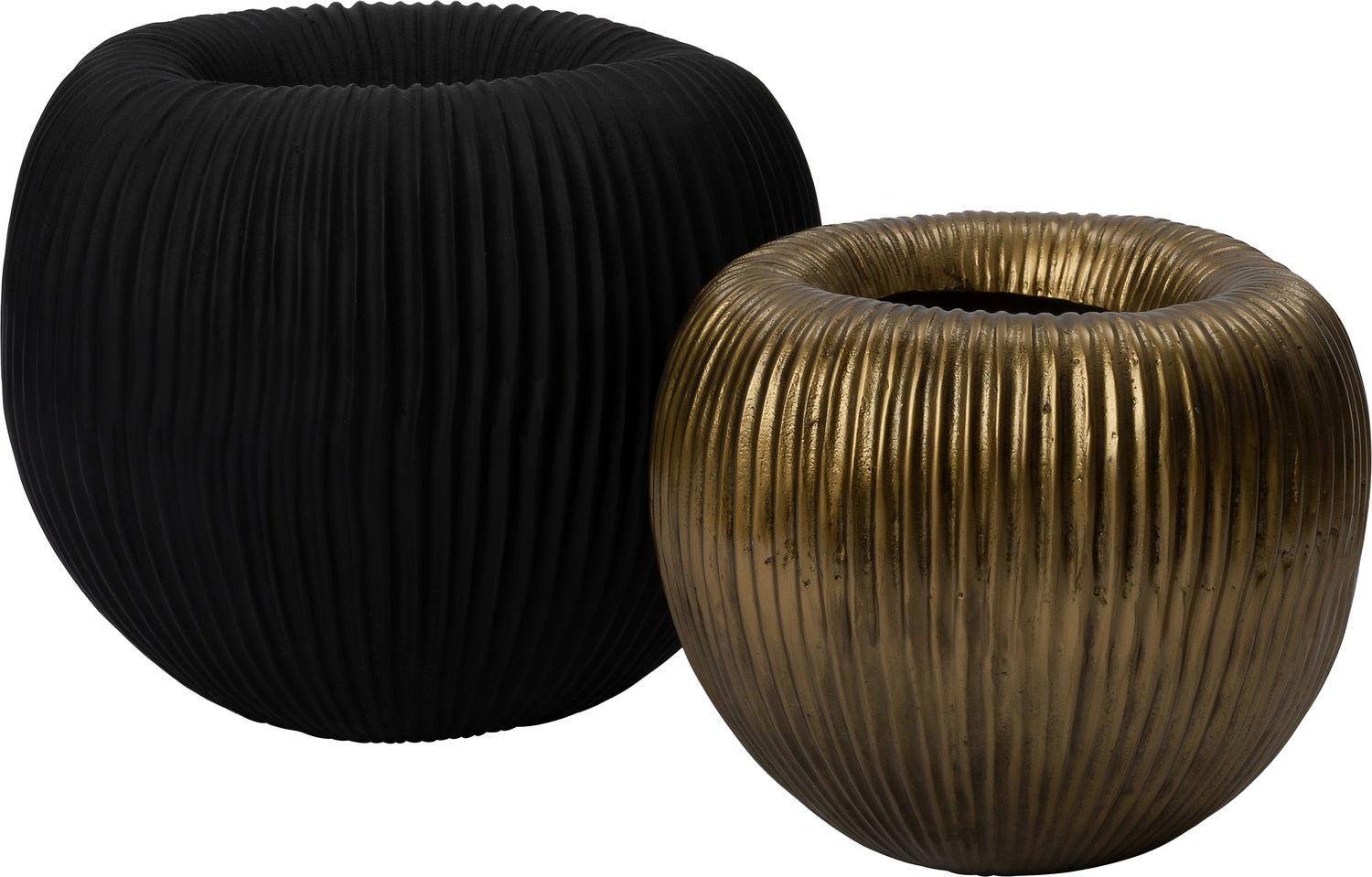 Intratuin vaas Banjer goud D 30 H 30 cm