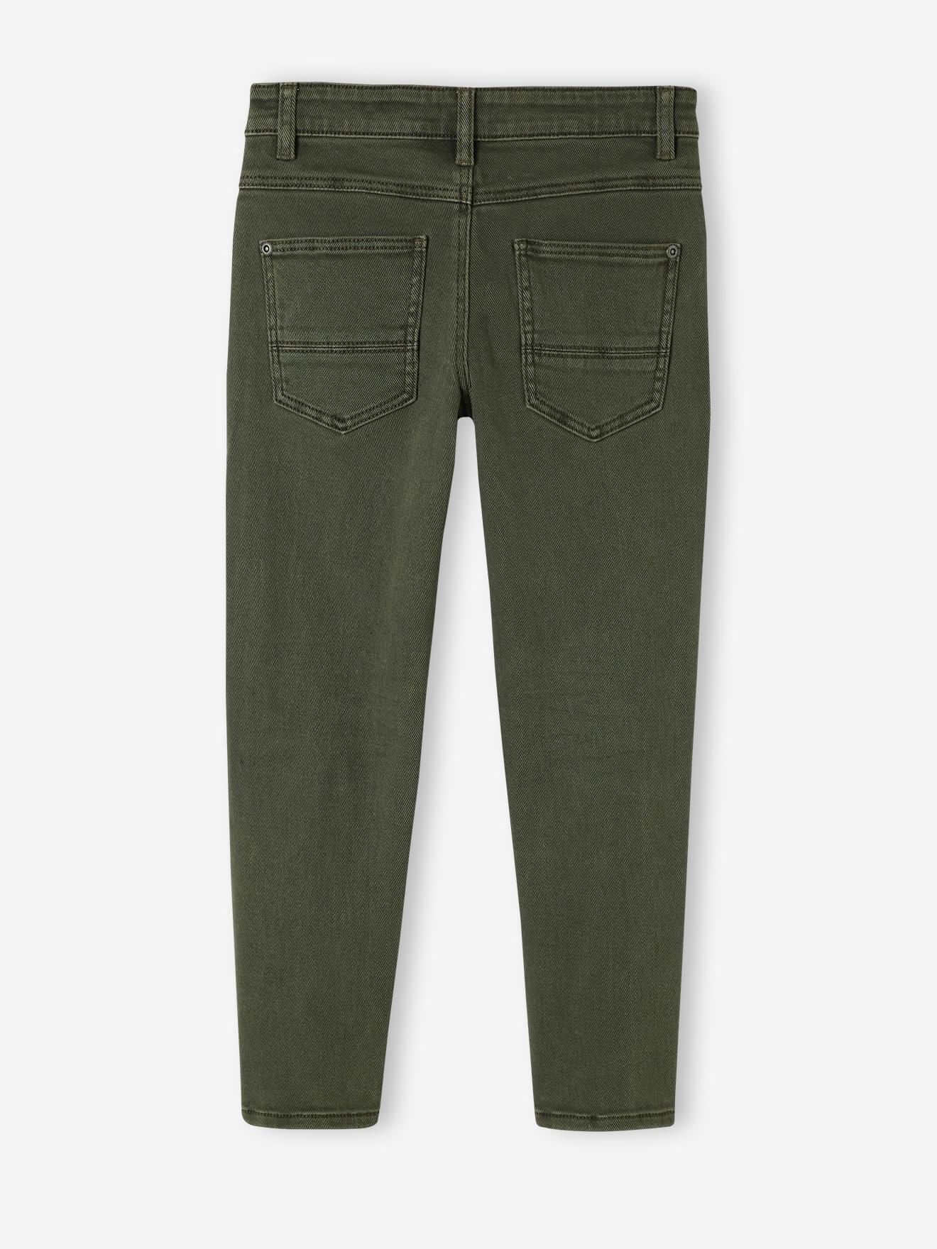 Calças MorphologiK Wide Slim Fit para meninos na cor chocolate