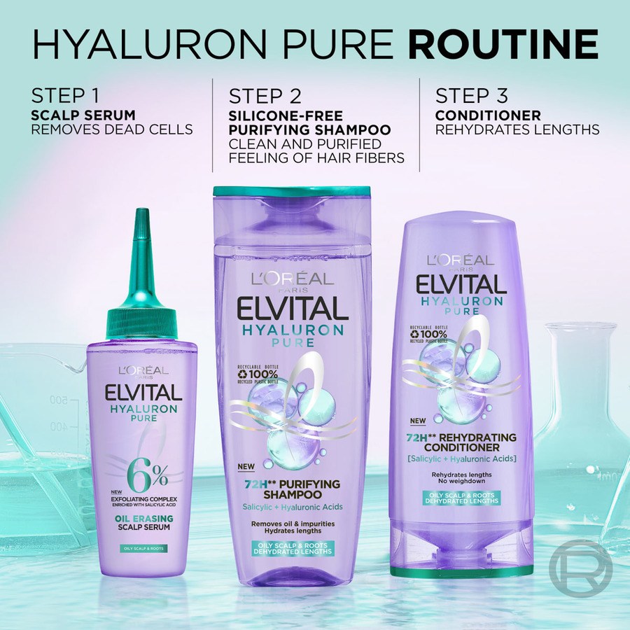 L'Oréal Paris Elvital Hyaluron Pure Oil Erasing Serum 102ml