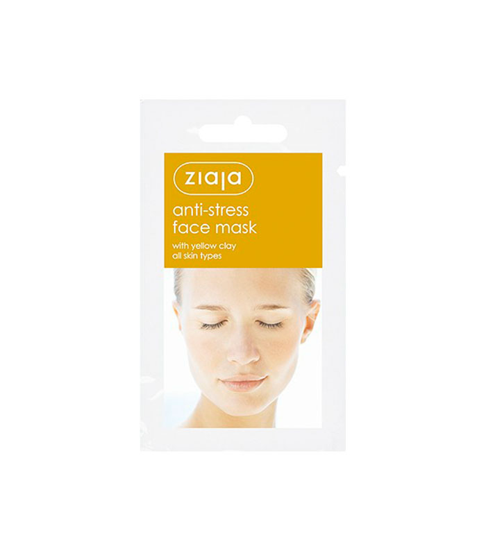 Ziaja -  Máscara Facial Anti-stress de argila amarela