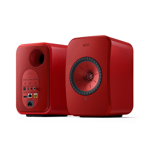 KEF LSX II – supercompacte draadloze hifi-luidspreker Rood