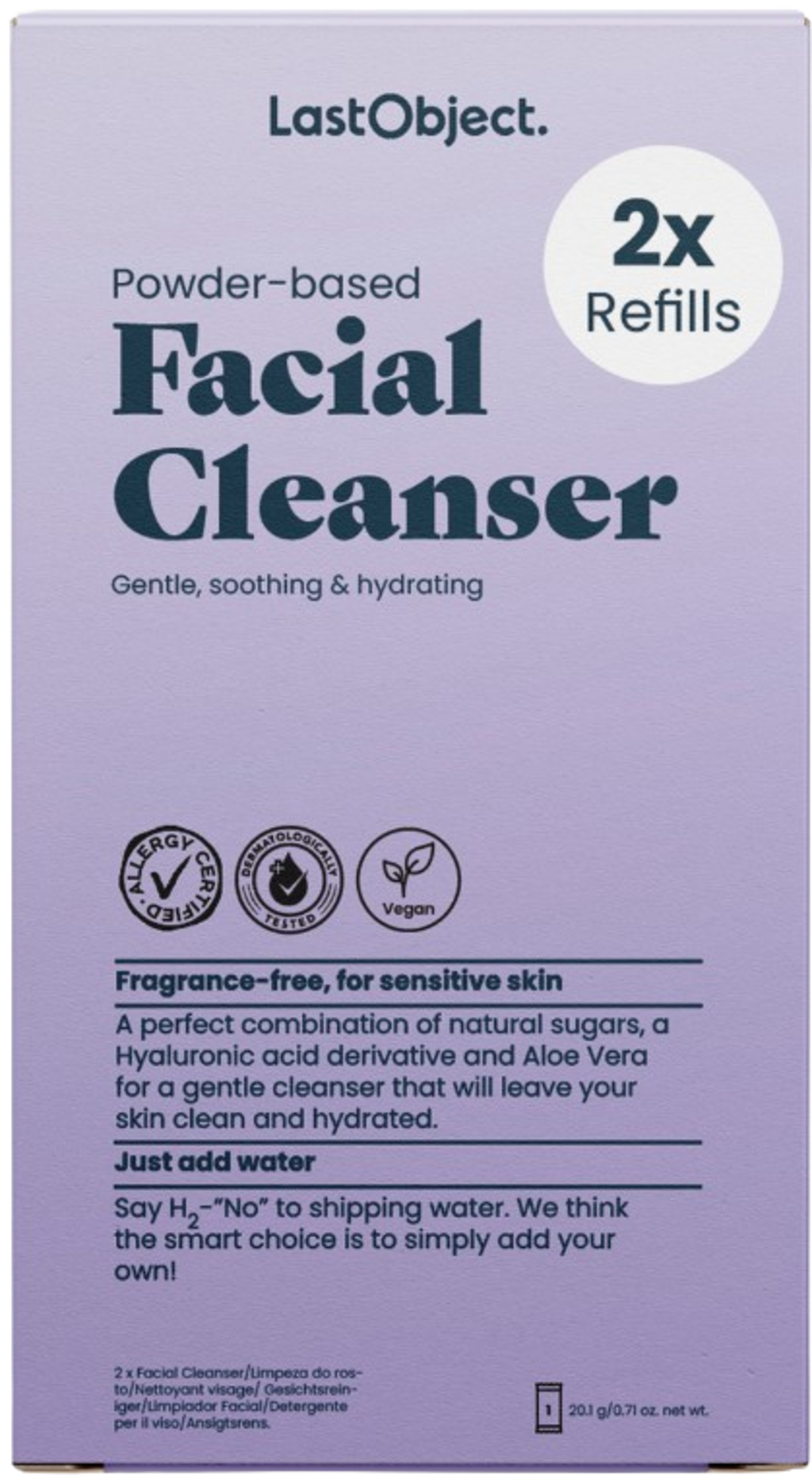 LastObject  Facial Cleanser Refill, 40,20 g