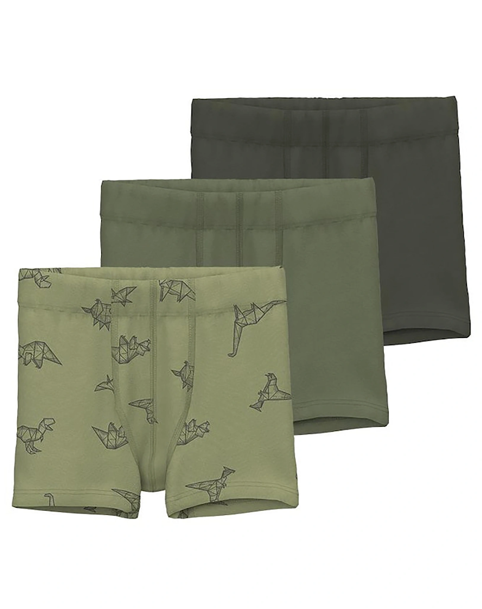 Boxershorts NMMTIGHTS - DINO 3er Pack in sage
