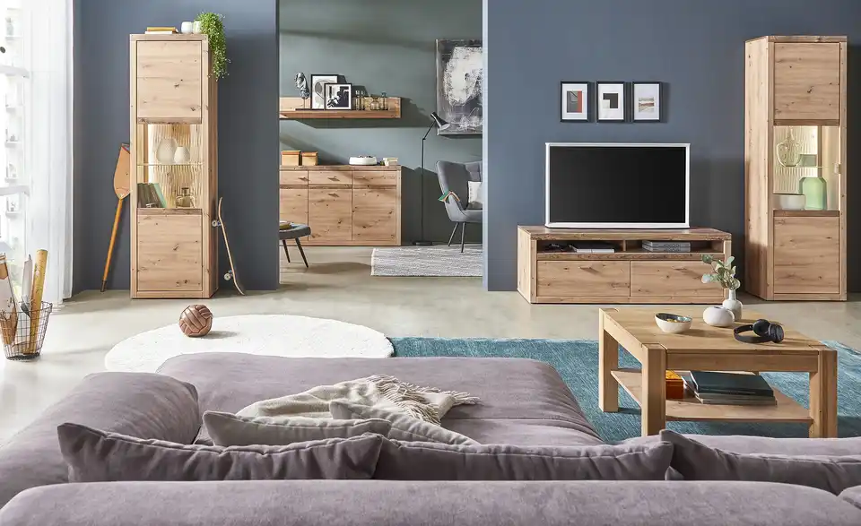smart Couchtisch Malmö 70 cm Wildeiche, geölt