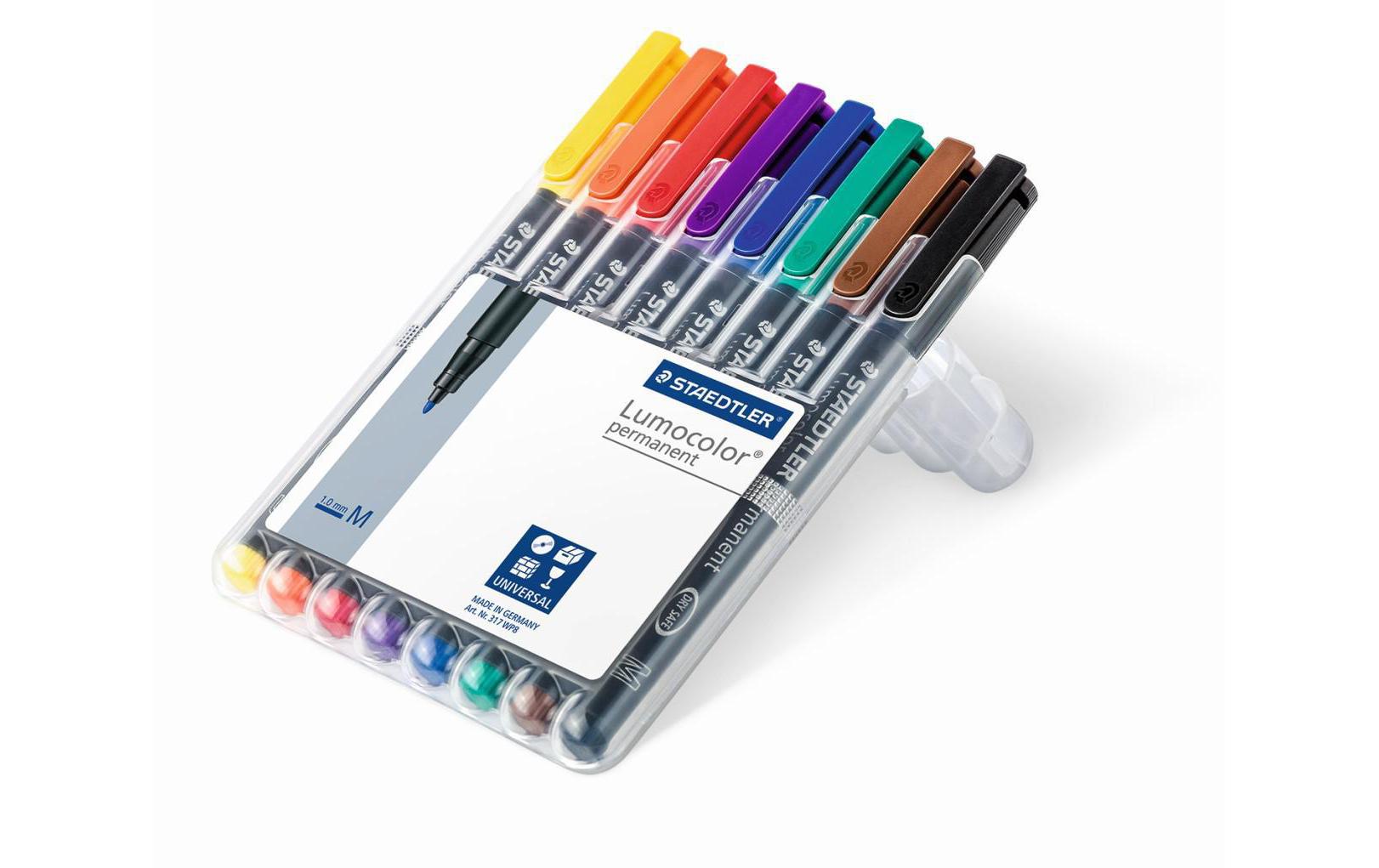 Folienstift Lumocolor 317 M 8er-Set, permanentPermanent-Universalstift M 8er Set