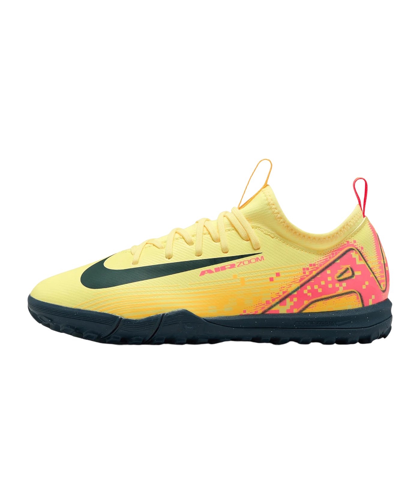 Nike Jr Air Zoom Mercurial Vapor XVI Academy TF Mbappe Signature Kids Orange Blau F800