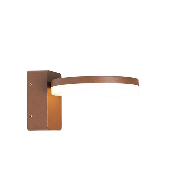 Moderne buiten wandlamp roestbruin incl. LED IP54 - Esmee