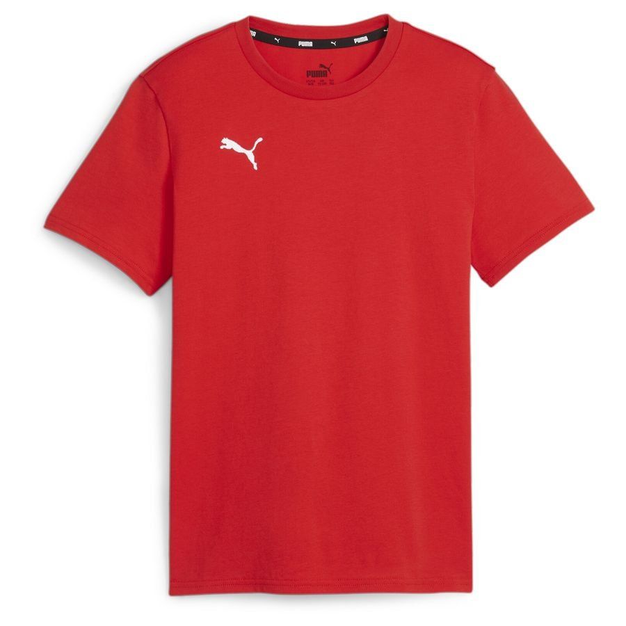 PUMA T-Shirt teamGOAL Casuals - Rouge/Blanc Enfant