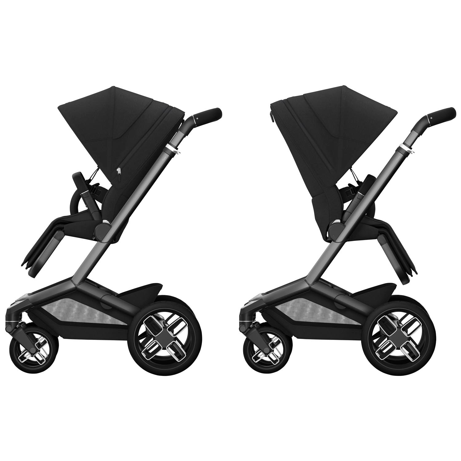 Maxi-Cosi Fame kinderwagen Twillic Black - frames met zit - Prénatal
