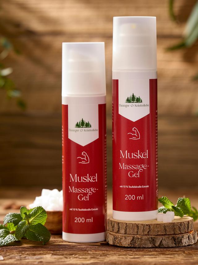 Muskel Massage-Gel, 2er-Set