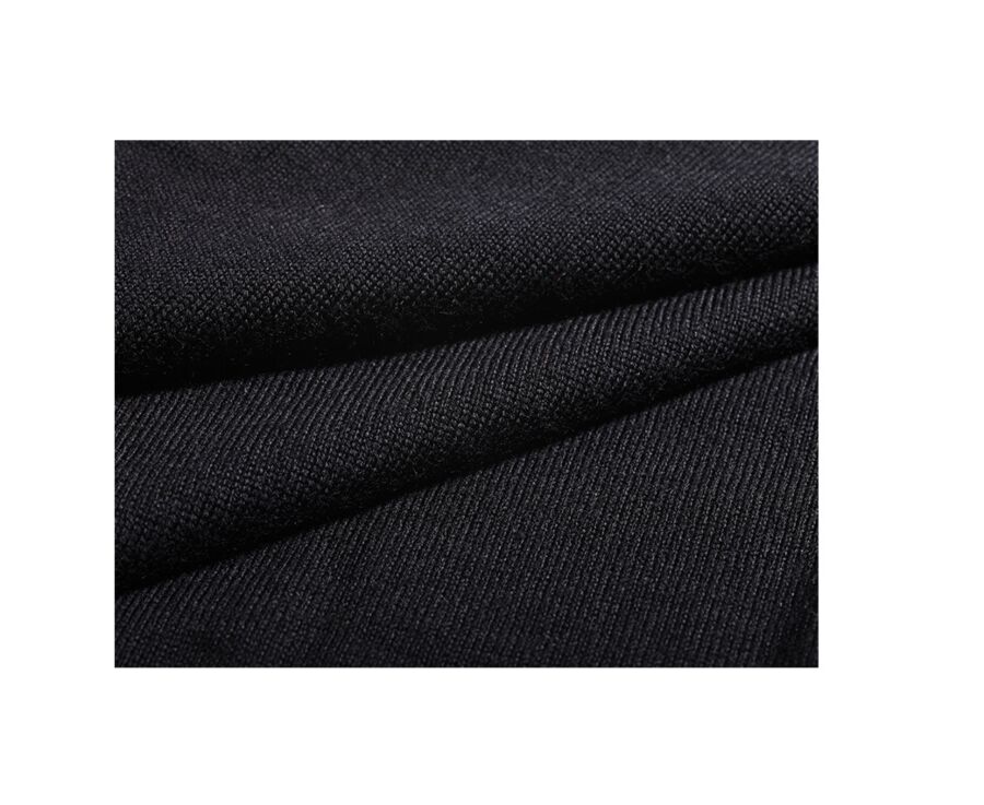 Pull col roulé homme Noir - EMERINOS