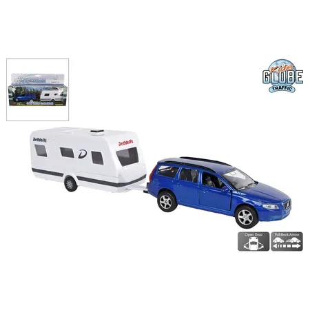 Van Manen Volvo V70 mit Dethleffs Caravananhänger, 30 cm