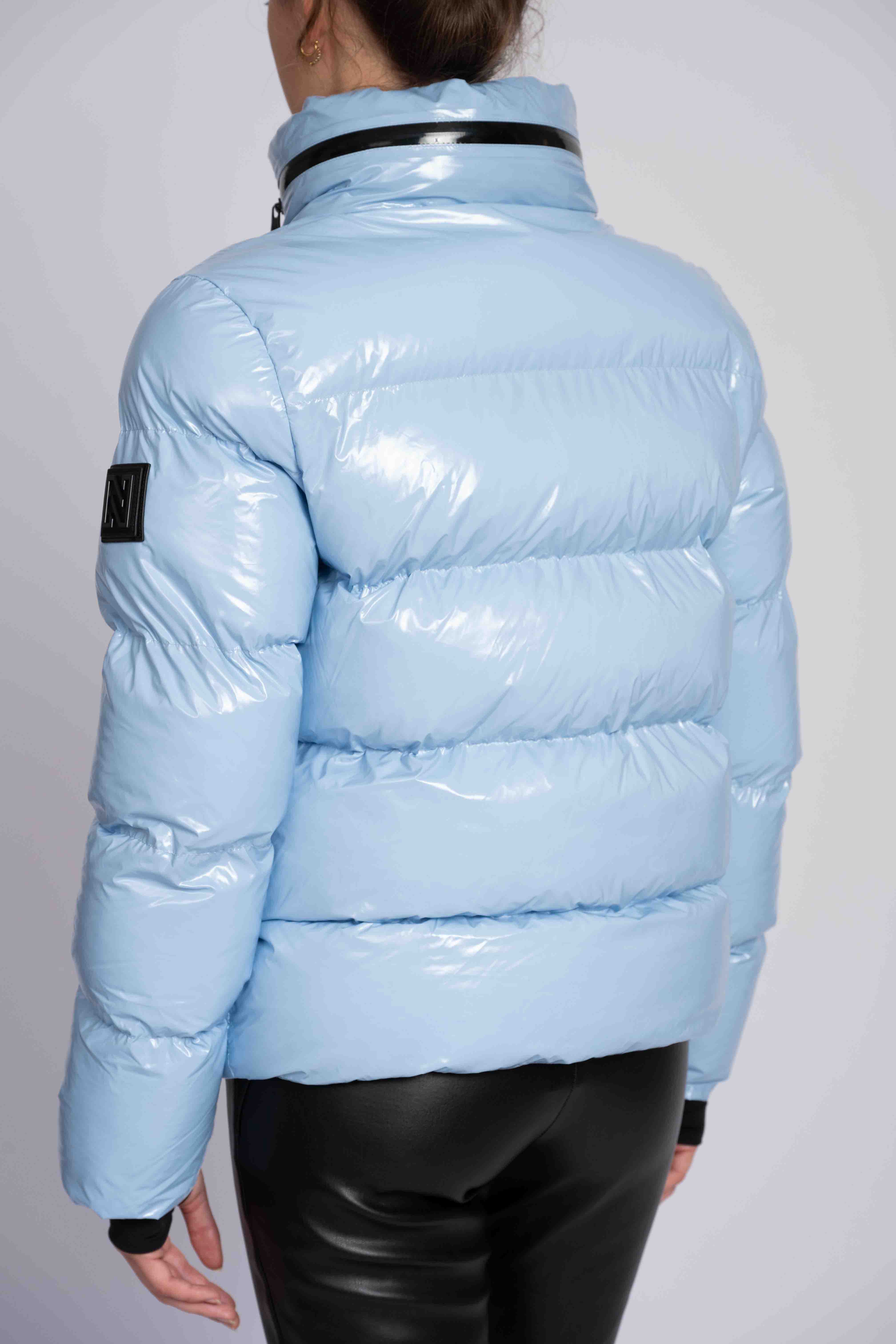 Gstaad Laquer Ski Jacket Dame 7675/Powder Blue