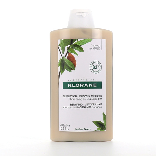 Shampooing nourrissant cheveux secs au Cupuaçu Bio Klorane