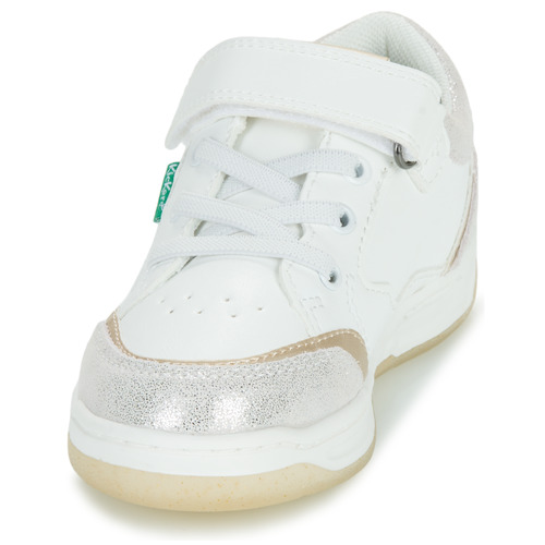 Kickers - KOUIC - Blanc / Doré