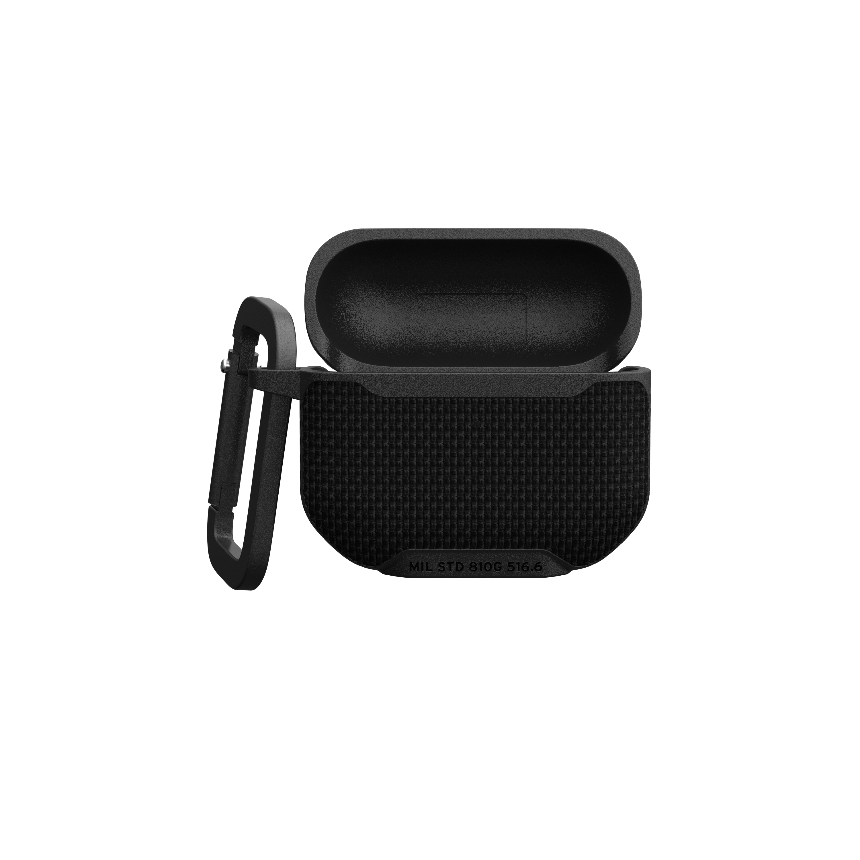 AirPods (3. Generation) Nylon Schutzhülle mit Karabinerhaken Metropolis (104126114040) - Schwarz