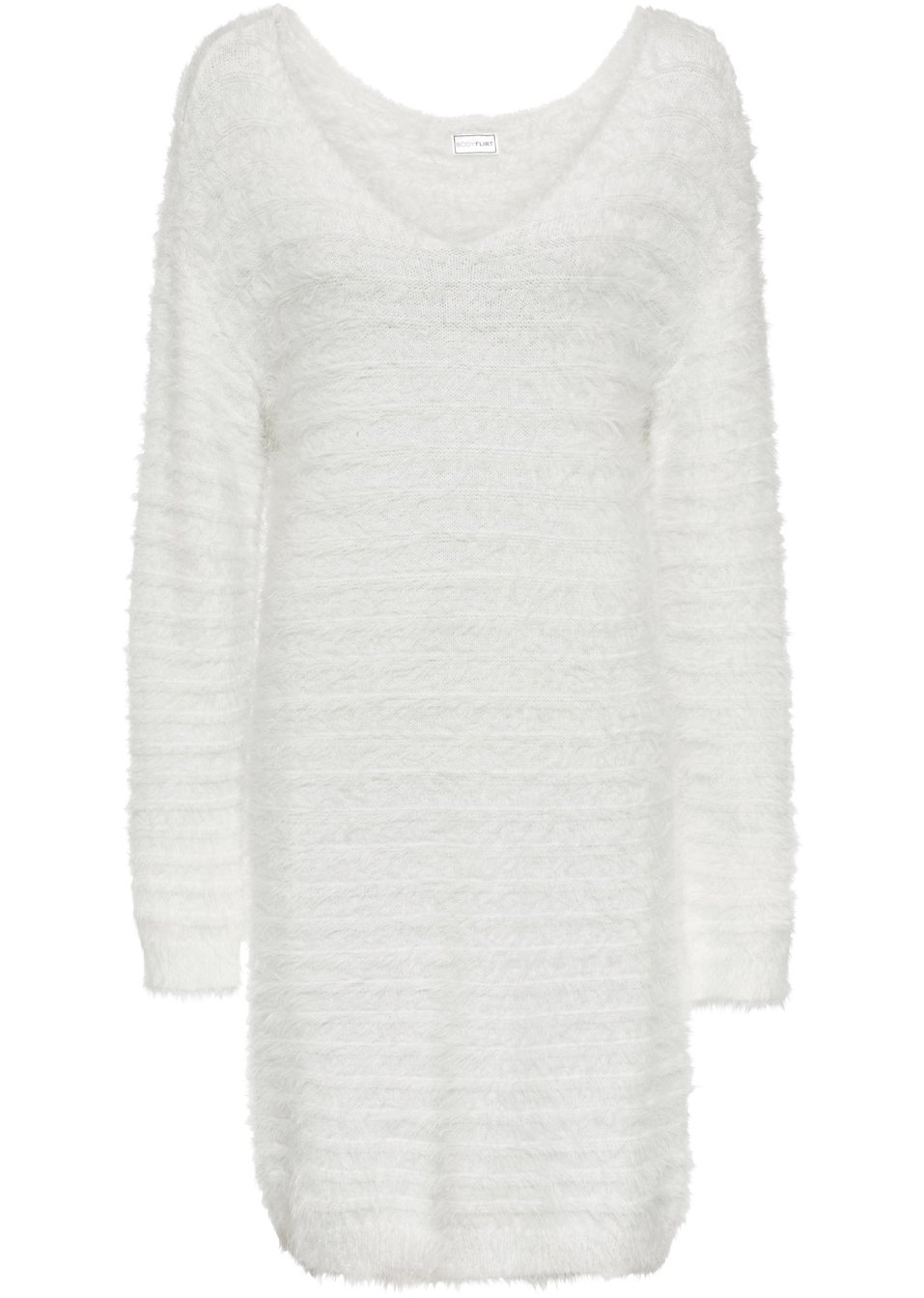 Pull long duveteux