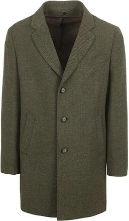 Suitable Coat Wol Twill Donkergroen JA-WOLCOAT-STBL-24.04 kopen