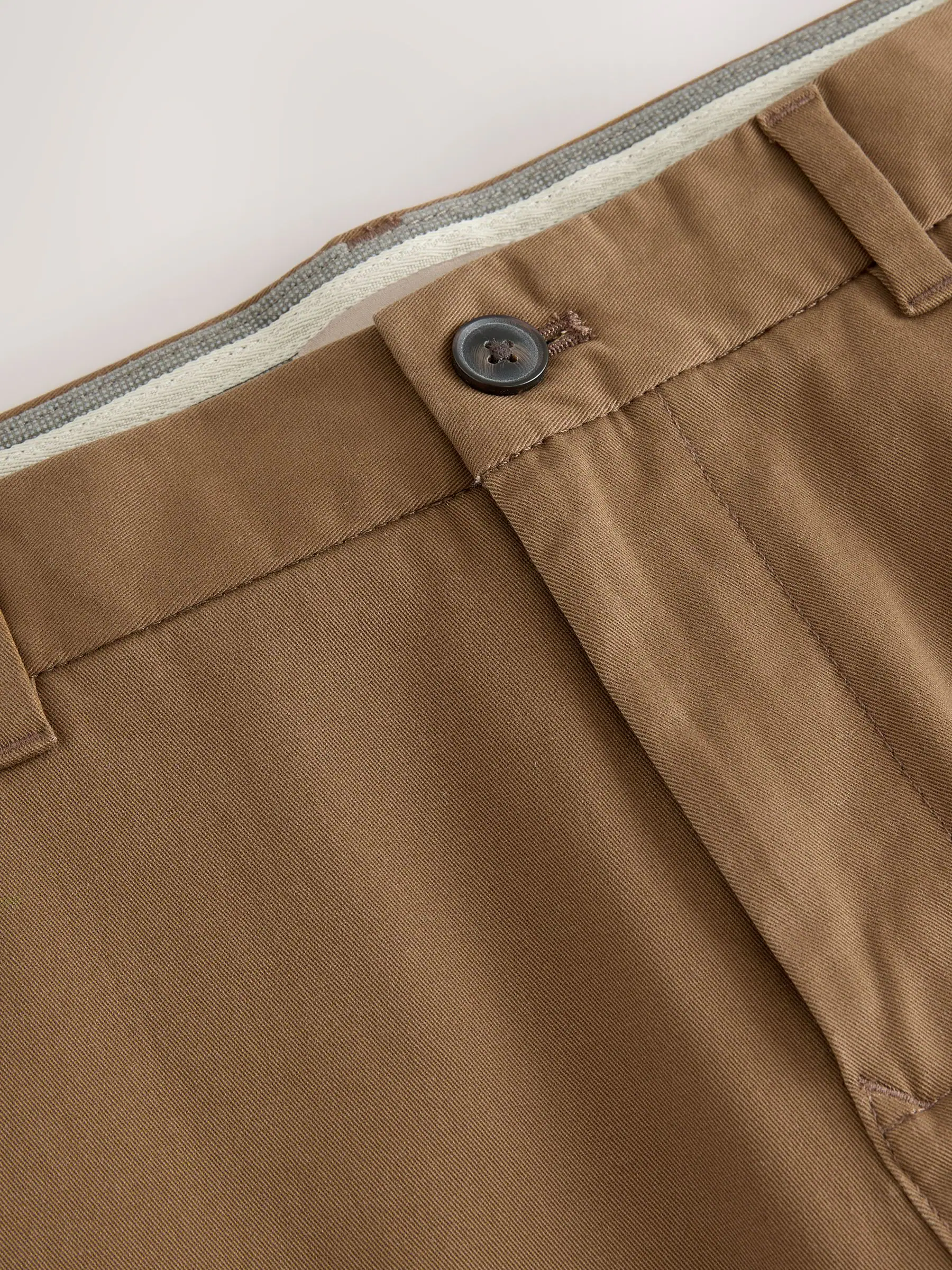 Lichtbruin - Straight fit - Stretchy chino