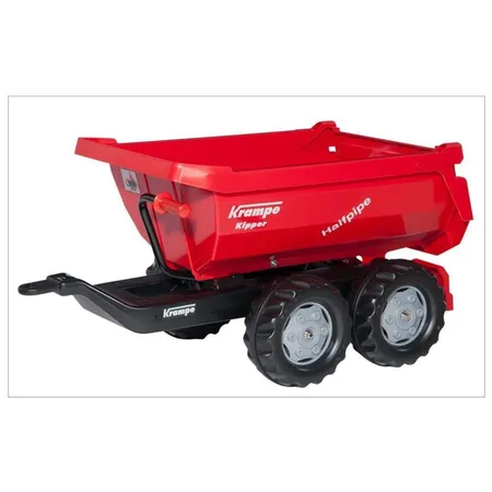 Rolly Toys Halfpipe Trailer Krampe, rot, ca. 89 x 43 x 45cm