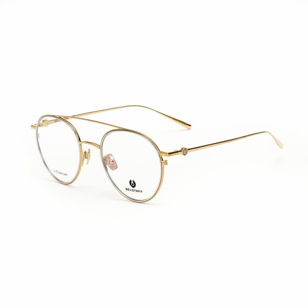 Brilleramme + Solbriller Belstaff JAGGED-CLIP-ON-DORADO-GRIS Ø 53 mm Clip On