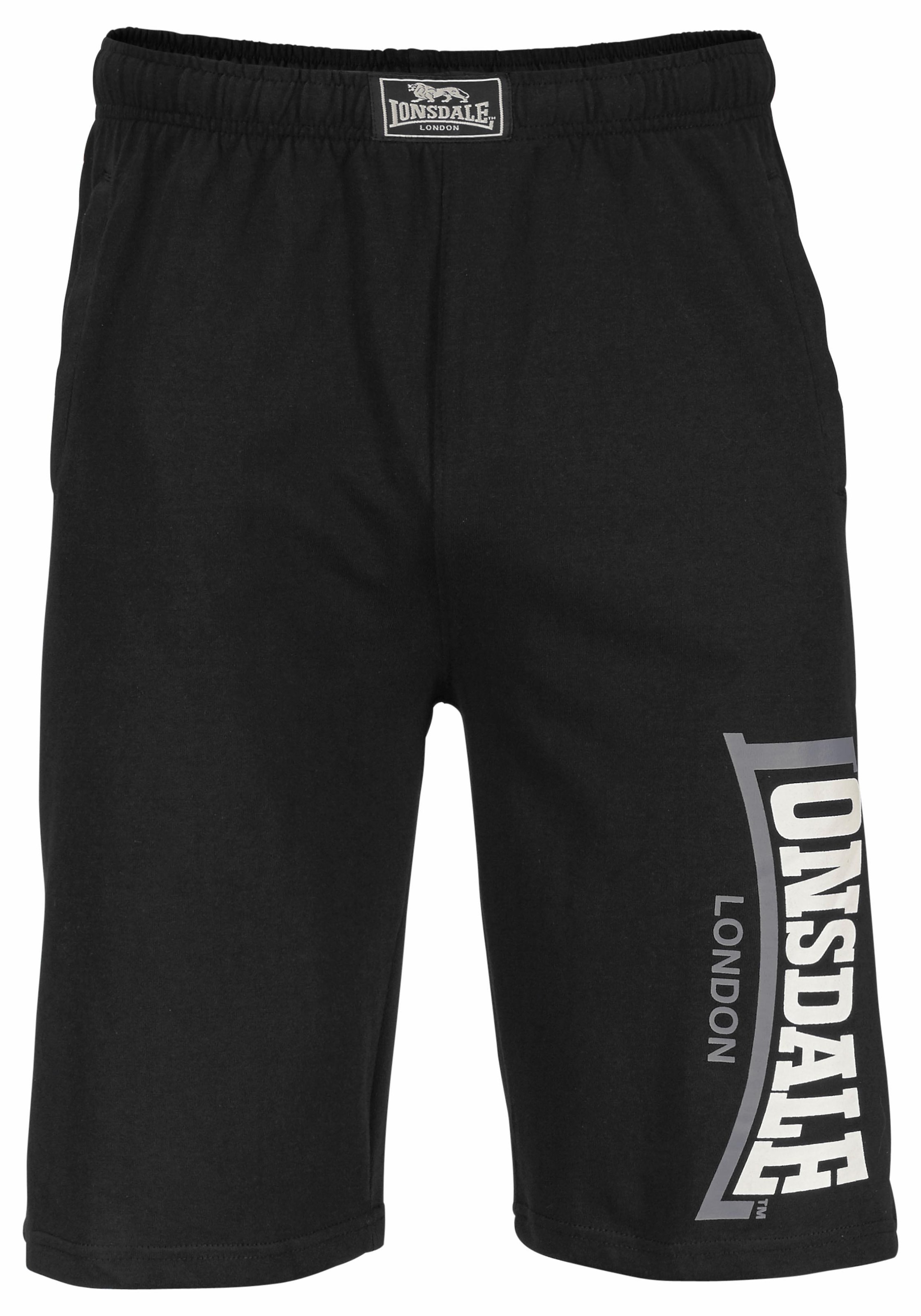 Lonsdale Sweatshorts »LOGO JAM«  mit Gummizugbund und Seitentaschen