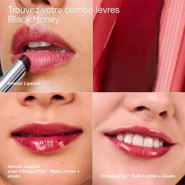 Clinique Pop™ Óleo para Lábios e Bochechas Mel Negro 7ml