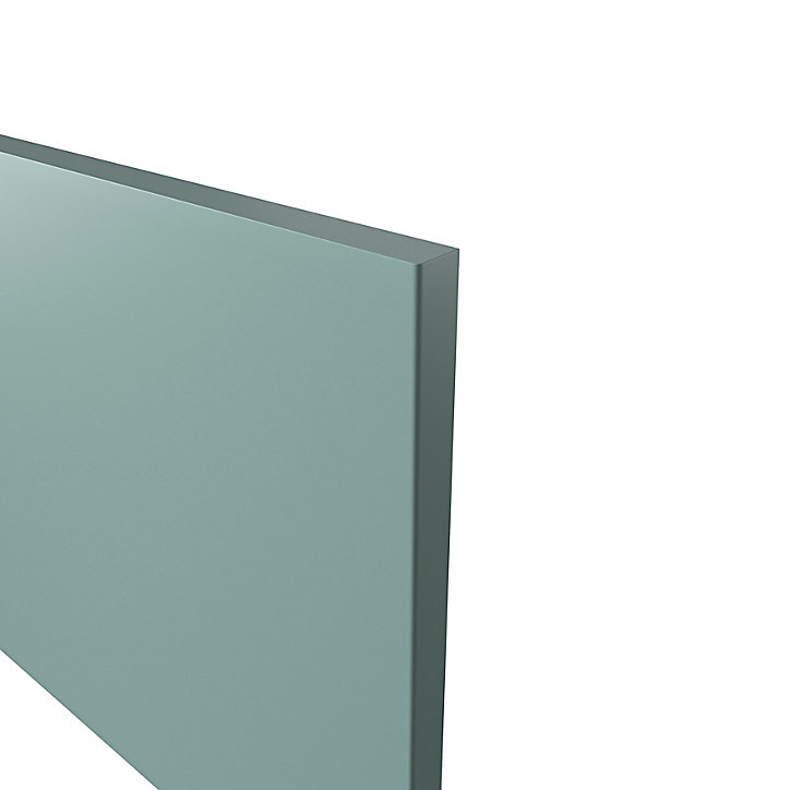 Lot de 2 façades tiroir Stevia vert mat L. 60 cm x H. 34 cm Caraway Innovo GoodHome