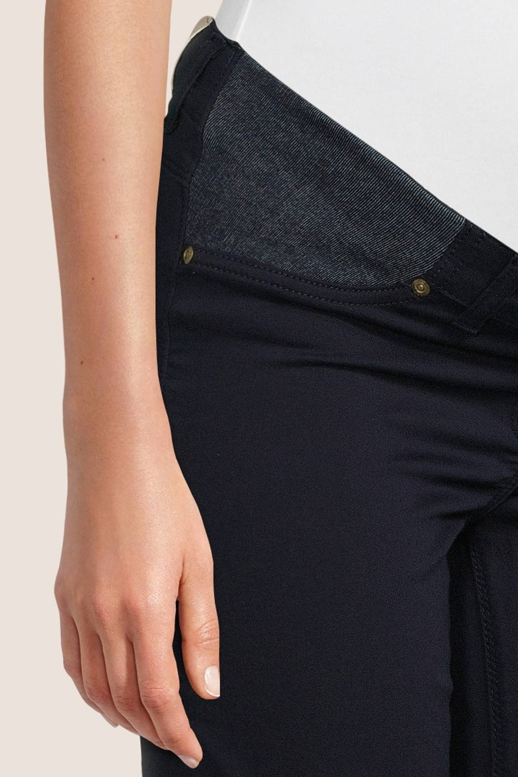 LOVE2WAIT low waist skinny broek Emerald donkerblauw