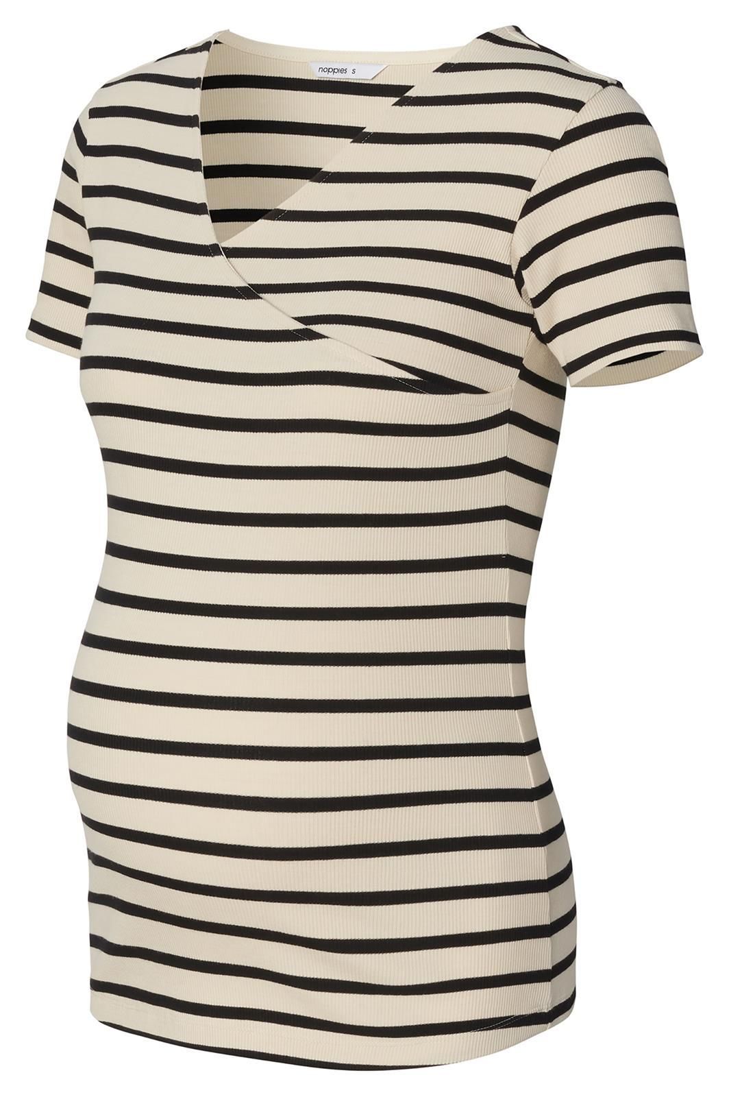 Noppies Maternity Voedingstop Sanson - Cream Stripe