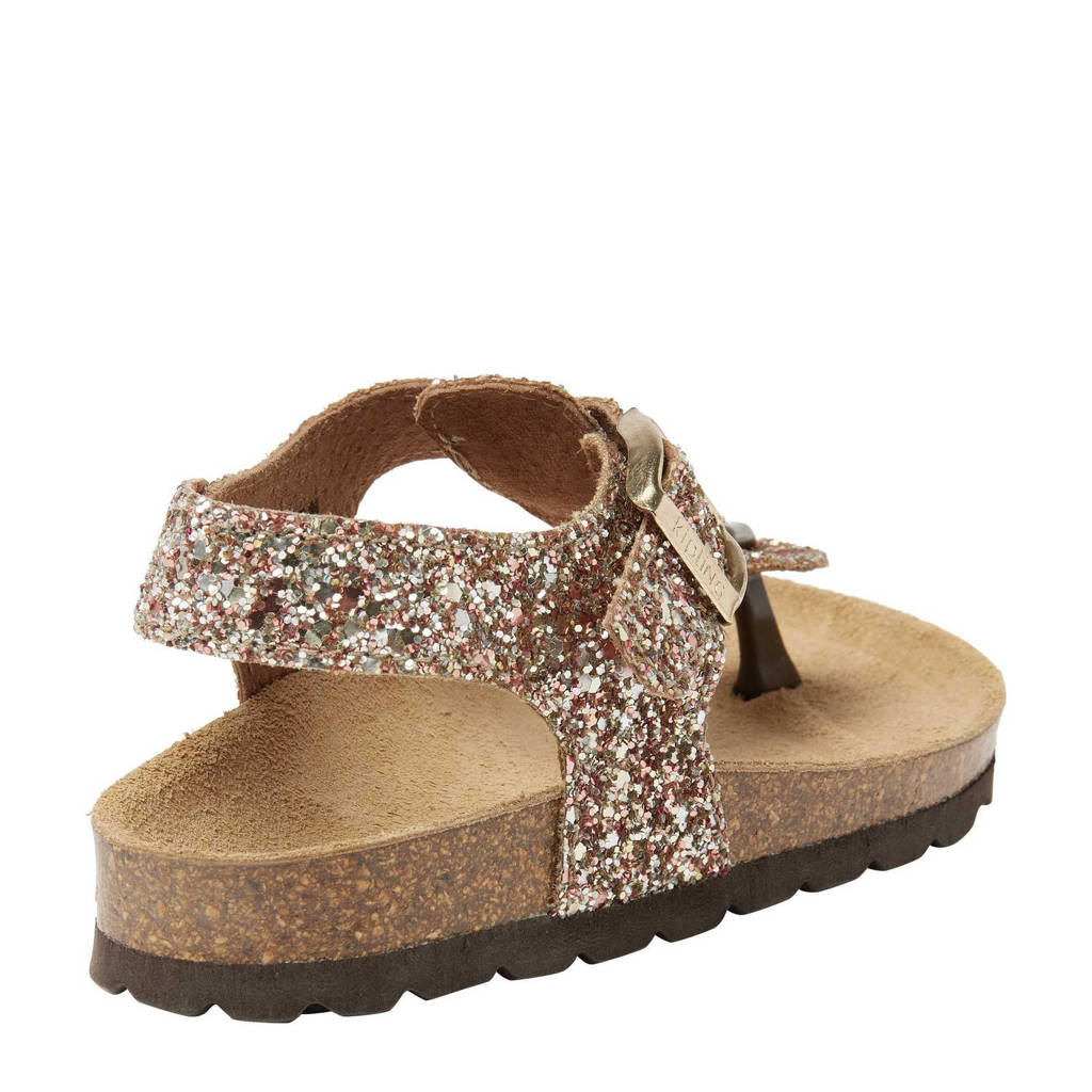 Kipling Madonna 1sandalen met glitters champagne