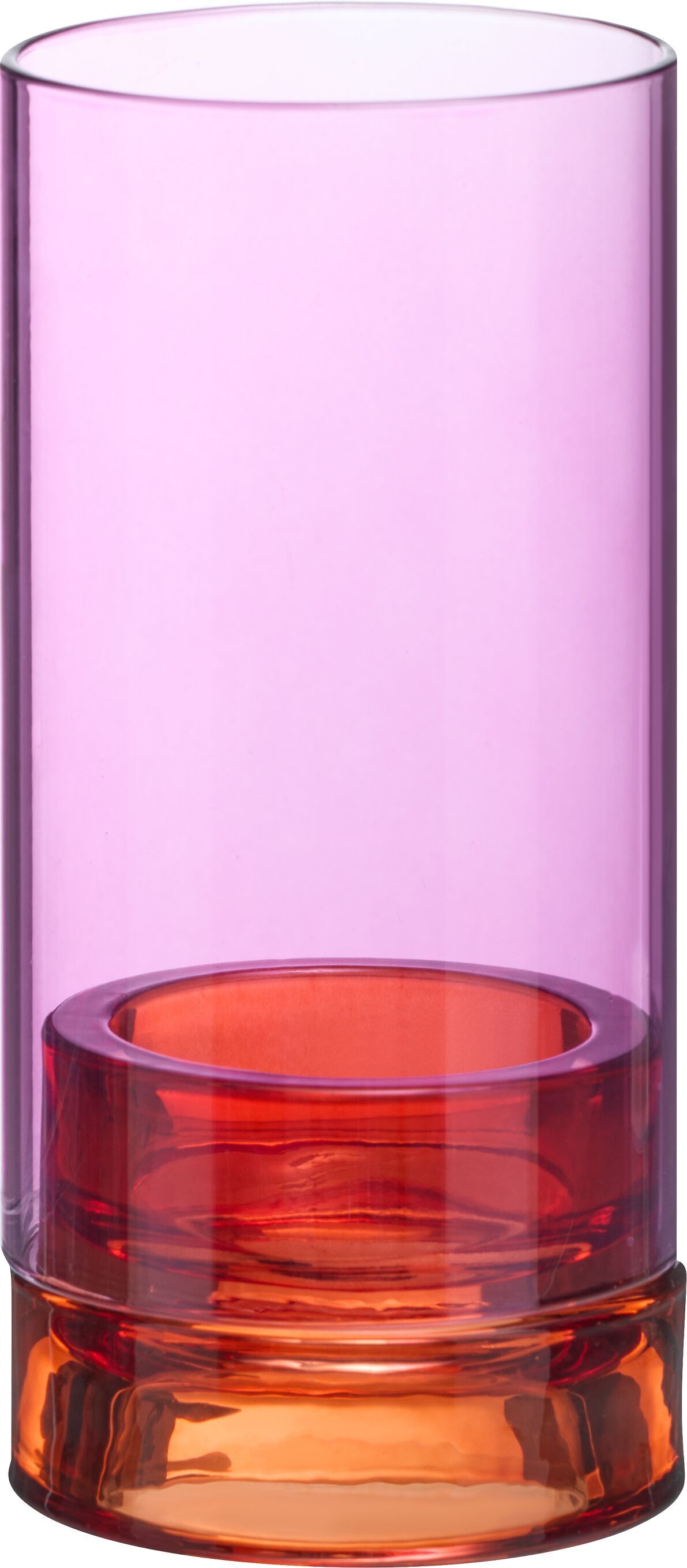 REMEMBER Kerzenständer - Pink / H: 19.3 cm