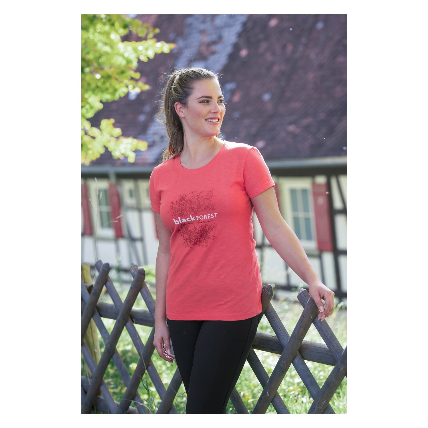black forest T-Shirt mit Glitzerprint - Lollipop