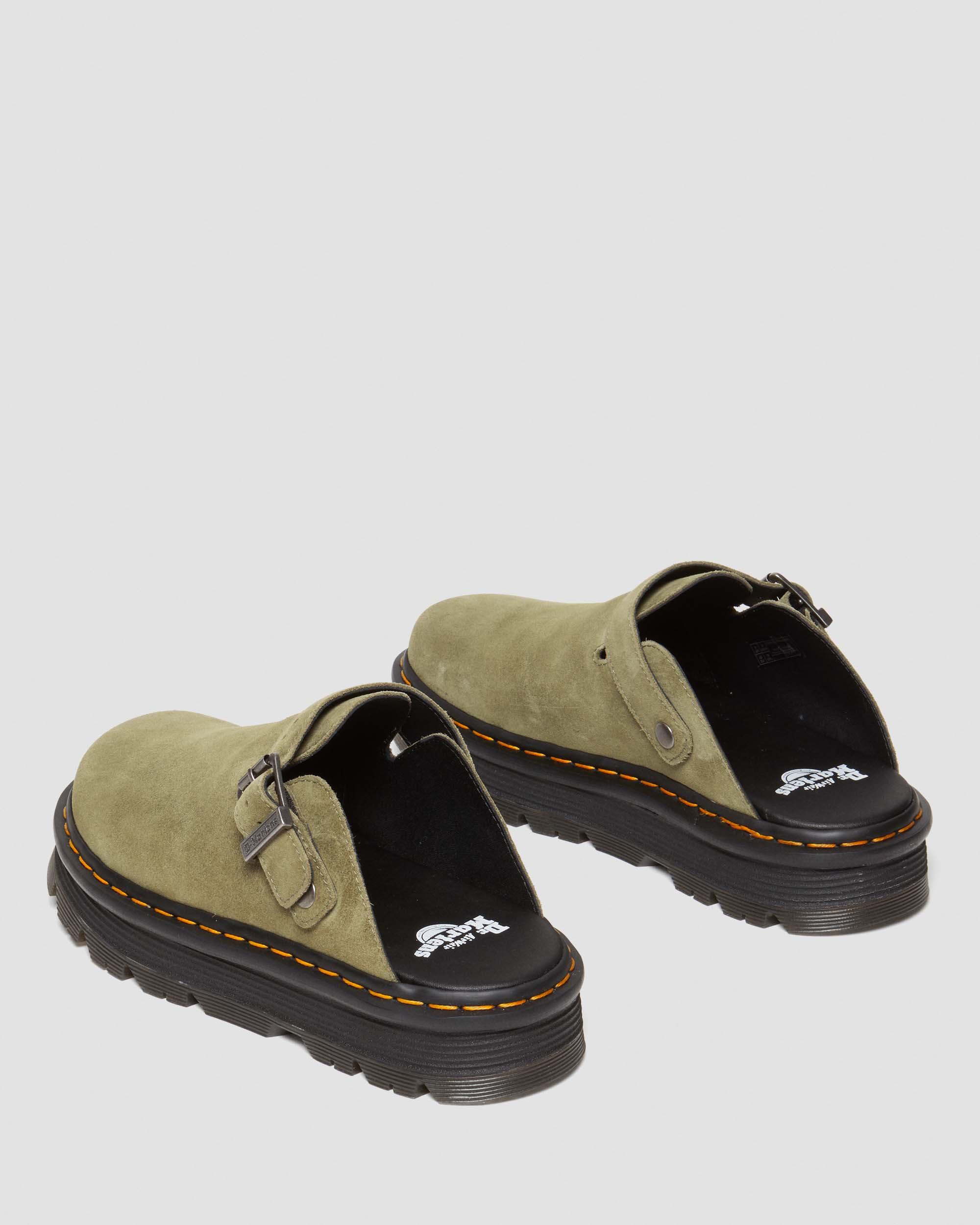 Zebzag Suede Casual Slingback Platform Mules