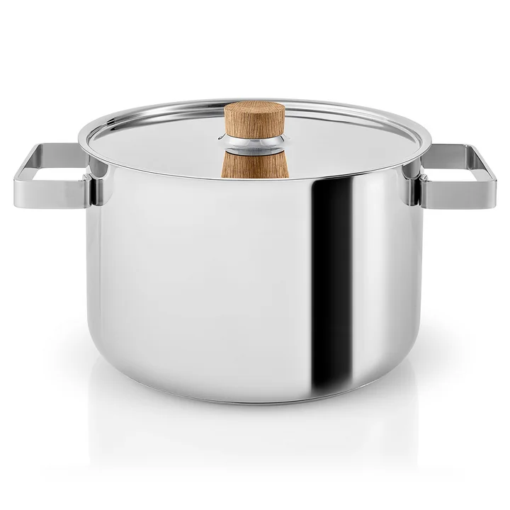 Eva Solo - Nordic Kitchen Kochtopf 6 l, Edelstahl / Eiche