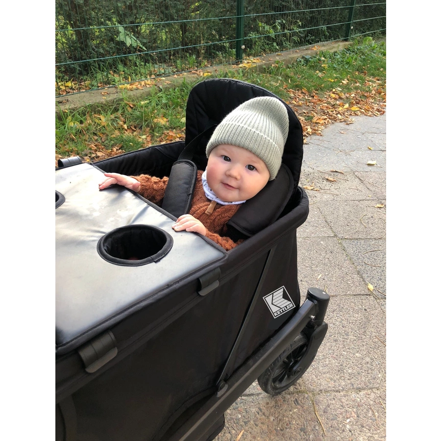KETTLER Klappbollerwagen COMPACT All Black
